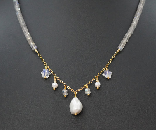 Halskette Preziosa Labradorit