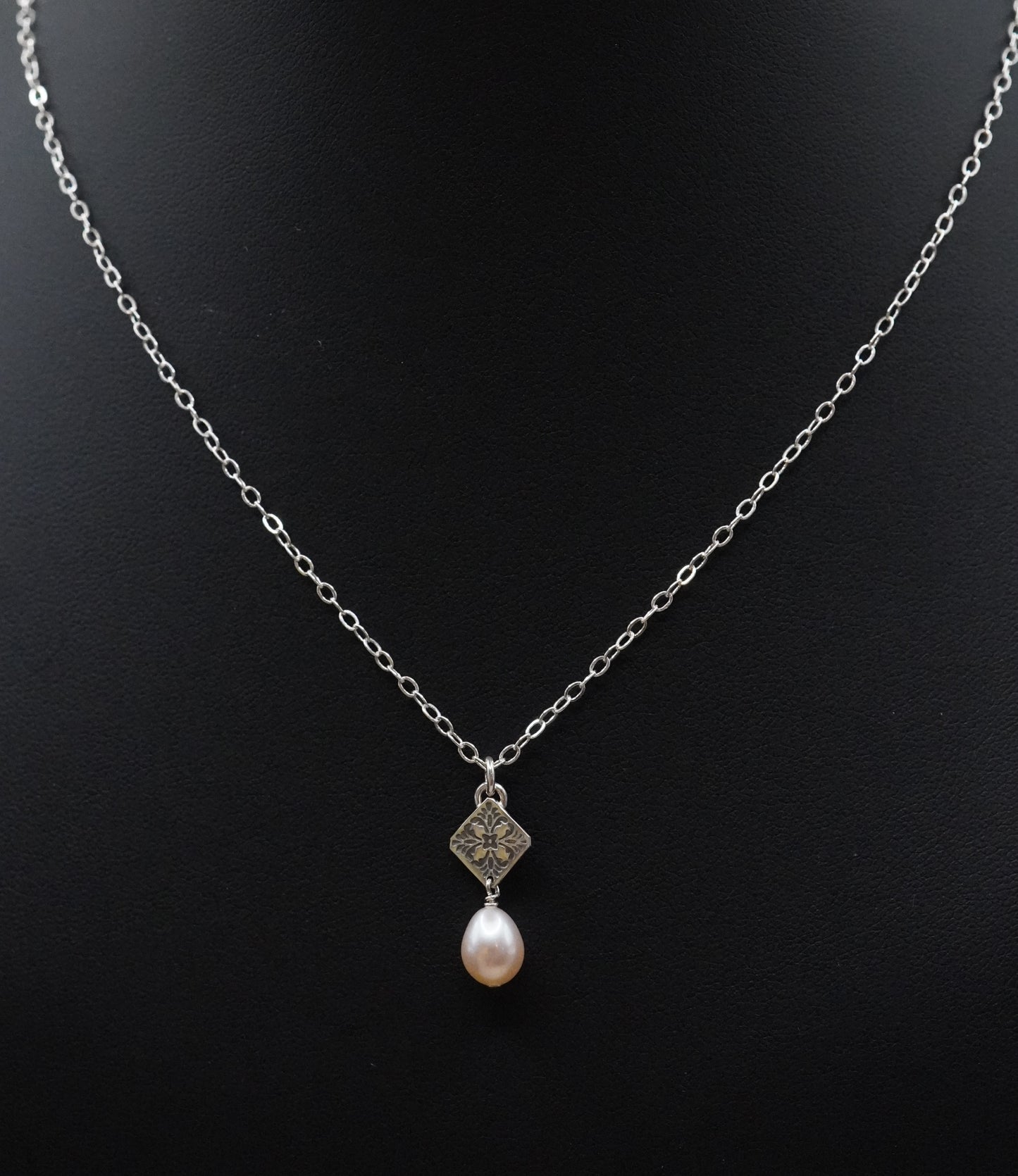 Mosaicos Halskette mit Süsswasserperle