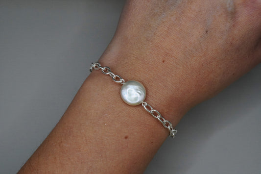 Armband Coinpearl mit Silber