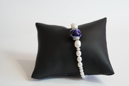 Perlenarmband mit Talavera-Keramik