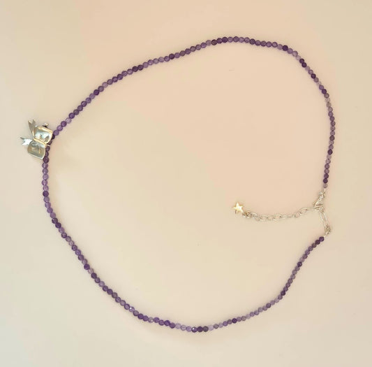 "Moños de plata" collar moñito - Emmari Schmuck