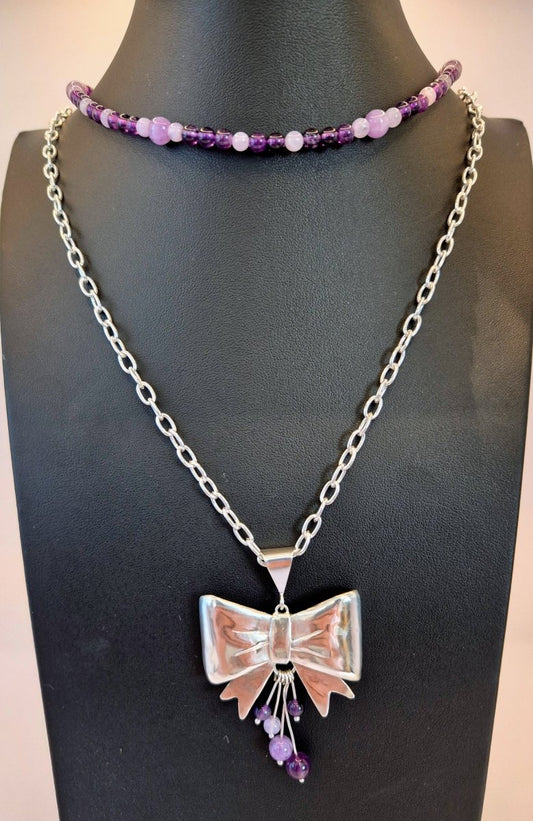 "Moños de plata" El Moño Halskette - Emmari Schmuck