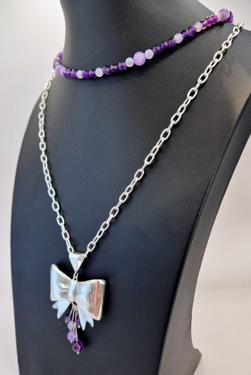 "Moños de plata" El Moño Halskette - Emmari Schmuck