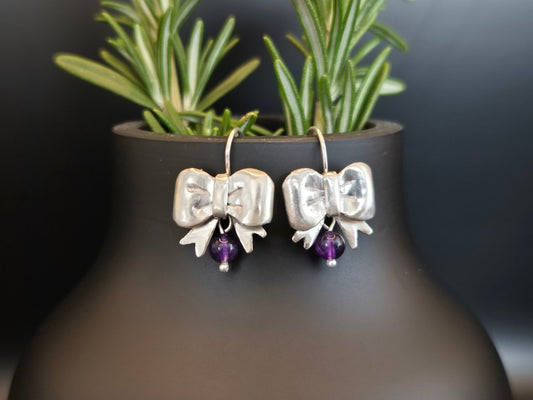 "Moños de plata" Ohrringe - Emmari Schmuck