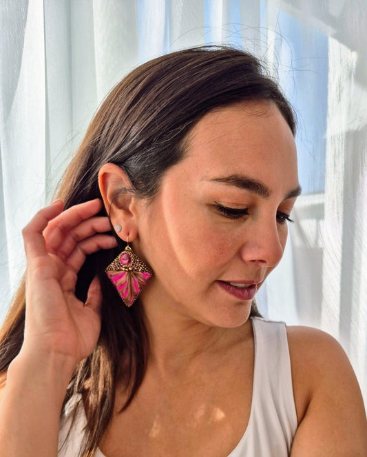 Ohrringe "Silk dreams" Pink - Emmari Schmuck