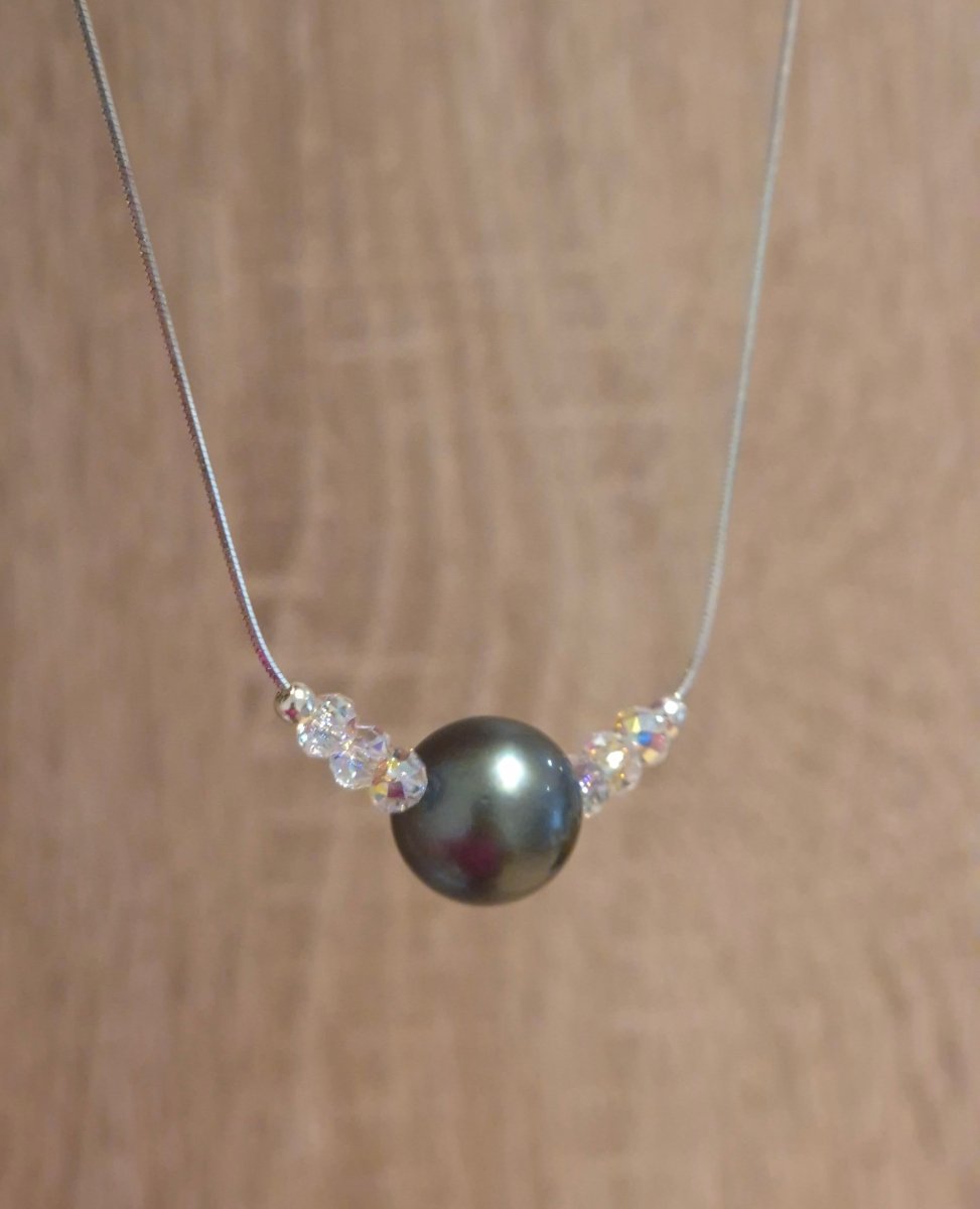 Perla negra Krystal - Emmari Schmuck