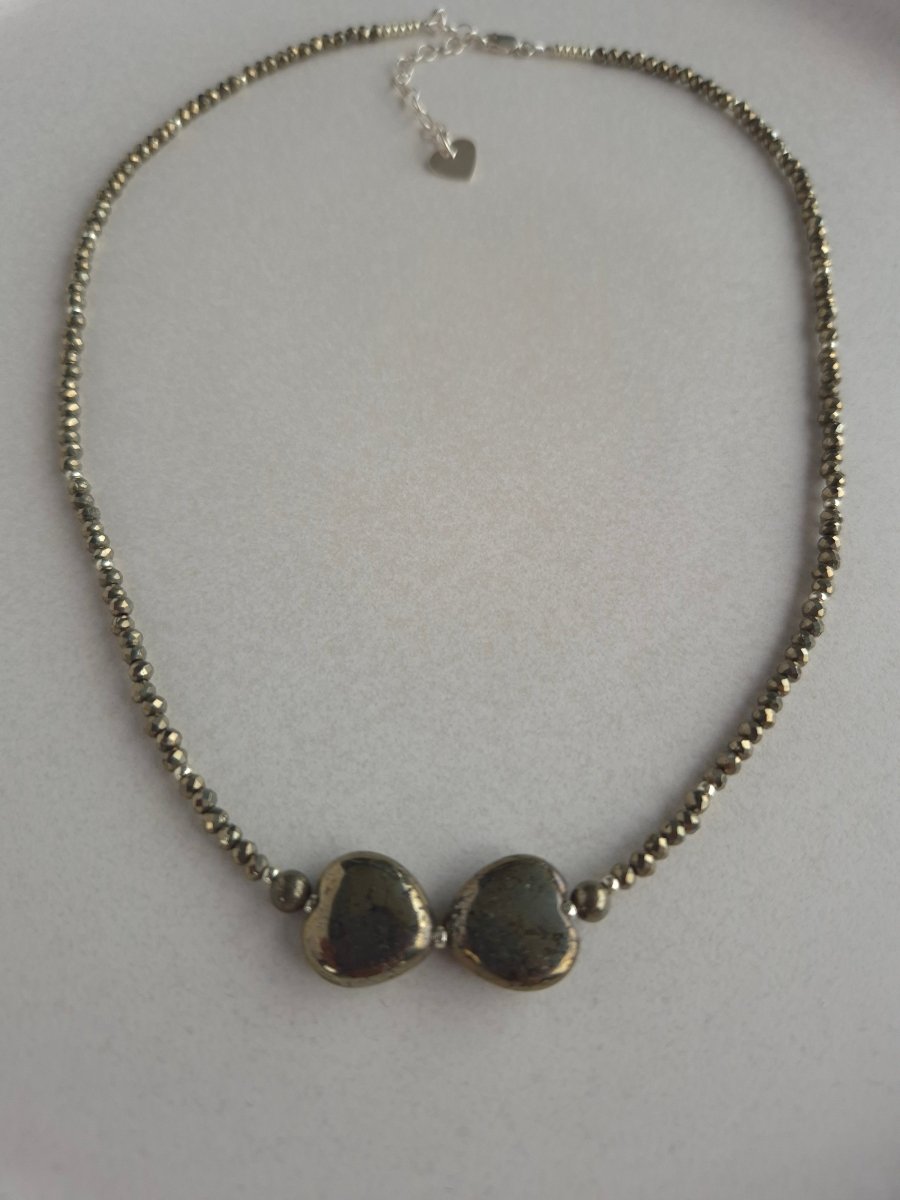 Pyrit "Edler Edelstein" Halskette - Emmari Schmuck