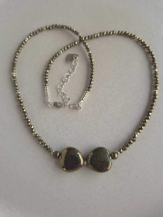 Pyrit "Edler Edelstein" Halskette - Emmari Schmuck