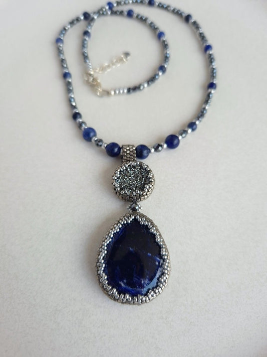 Sodalite "versauberte Steine" - Emmari Schmuck