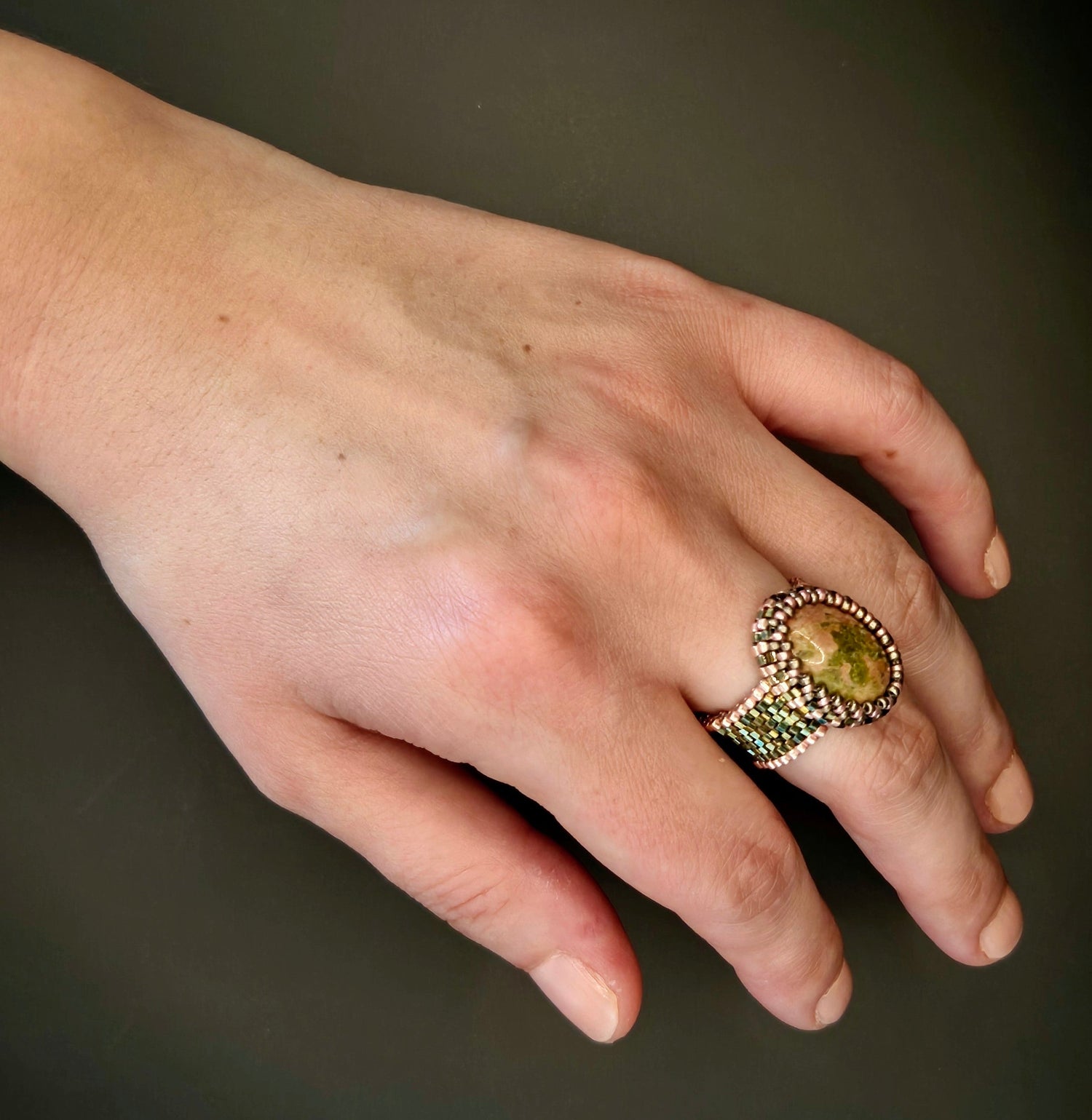 Perlen Gewebe Ringe - Emmari Schmuck