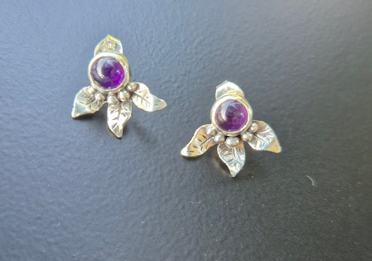 Flora Amethyst Ohrringe