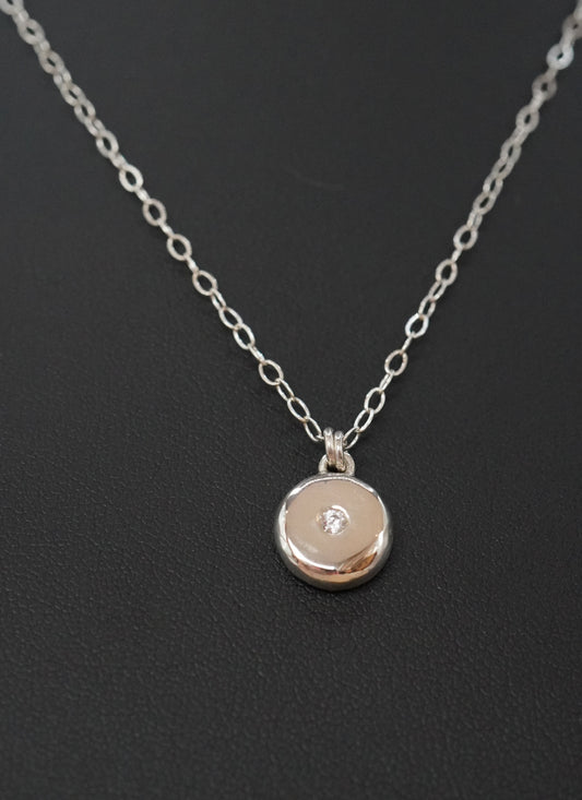 Bubble Zirkon Halskette