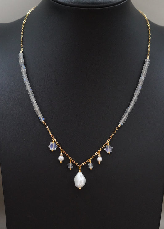 Halskette Preziosa Labradorit