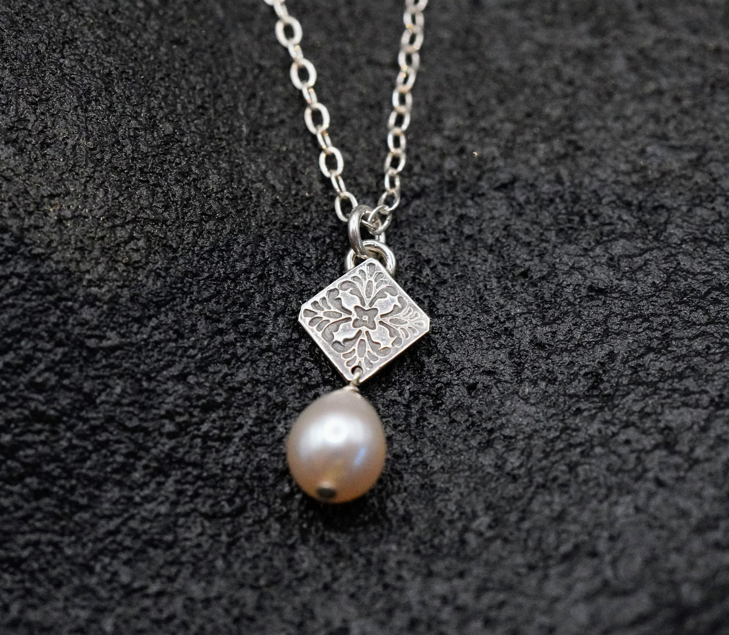 Mosaicos Halskette mit Süsswasserperle