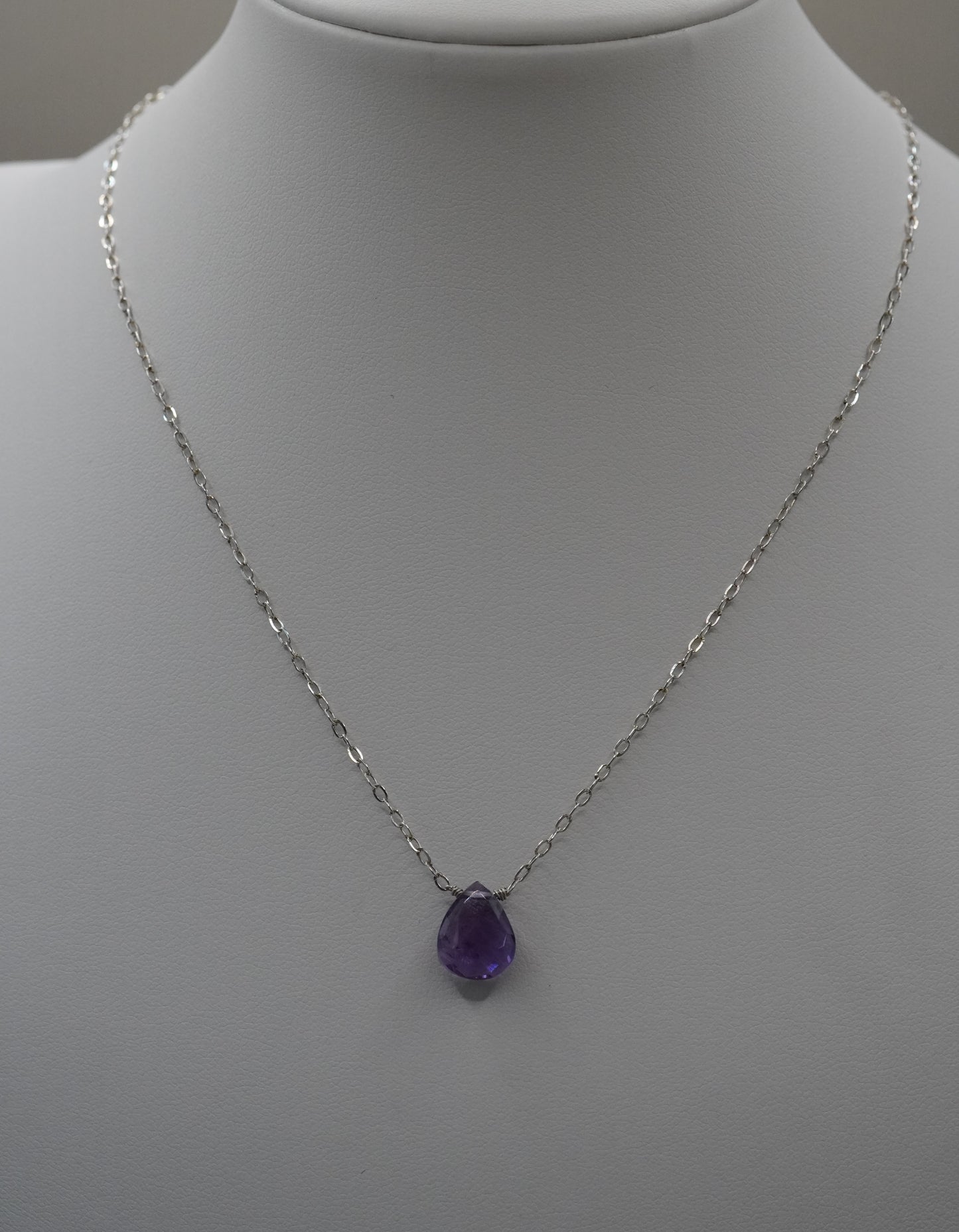 Schimmernde Tropfen Amethyst Violet