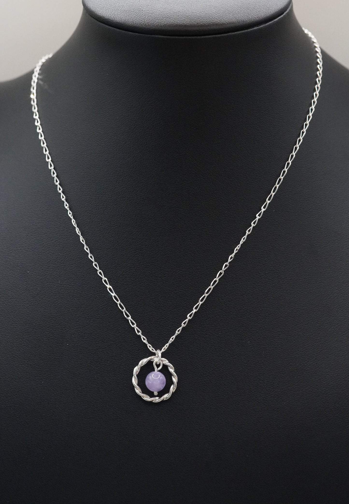 Aura Halskette mit Amethyst