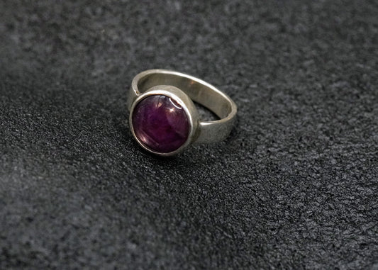 Star Ruby Ring Unikat
