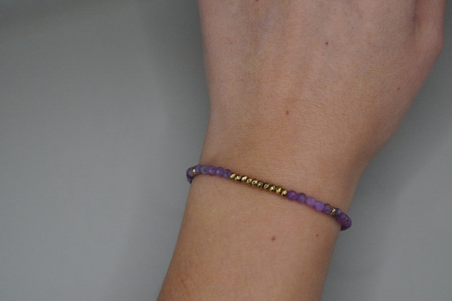 Armband Rubinen und Hämatit