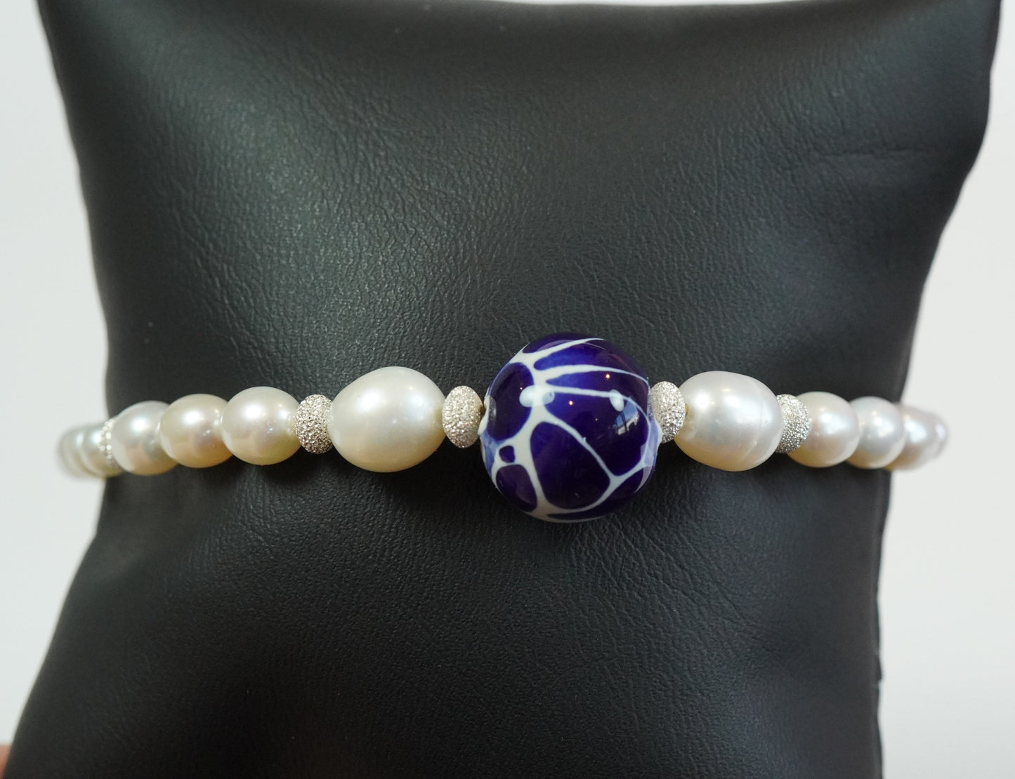 Perlenarmband mit Talavera-Keramik