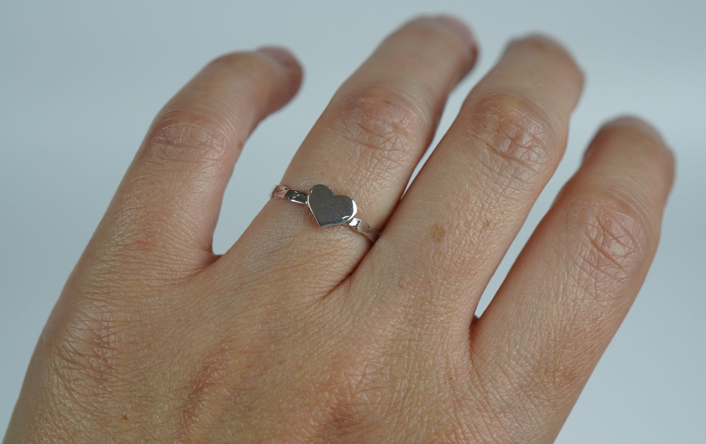 Einfaches Herz Ring