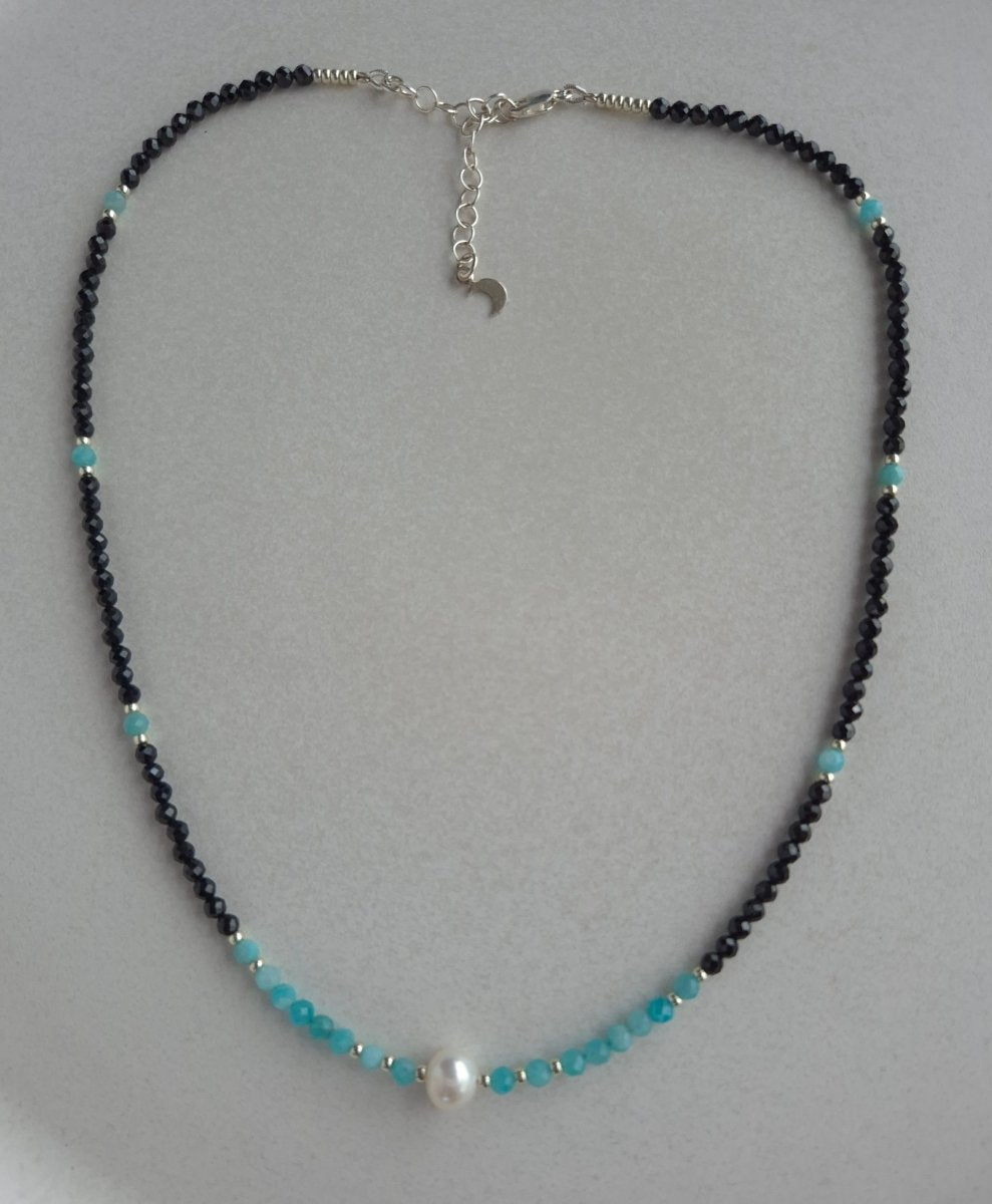 Amazonit/ Spinel "Edler Edelstein" Halskette - Emmari Schmuck
