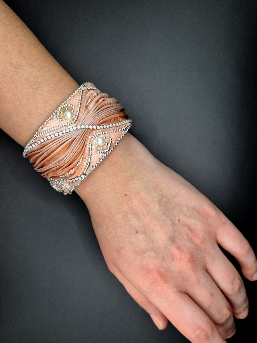 Armband "Silk dreams" Peach - Emmari Schmuck