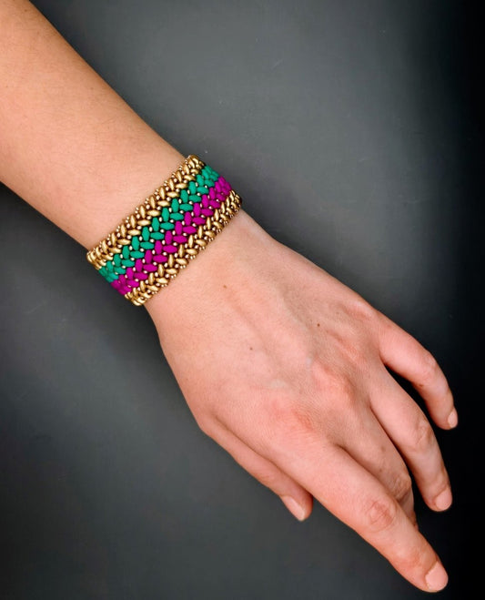 "Canasta" superduo Armband Gross - Emmari Schmuck