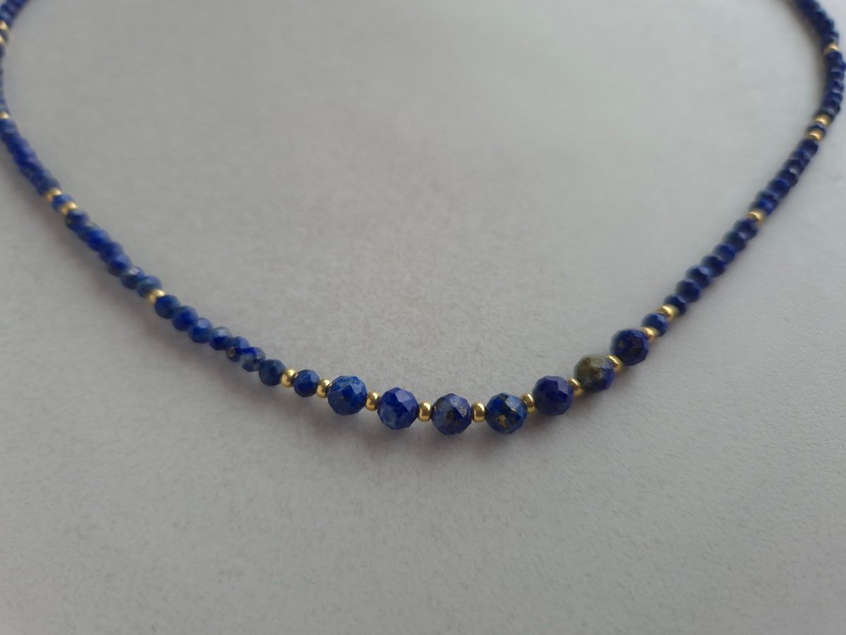 Lapislazuli "Edler Edelstein" Halskette - Emmari Schmuck
