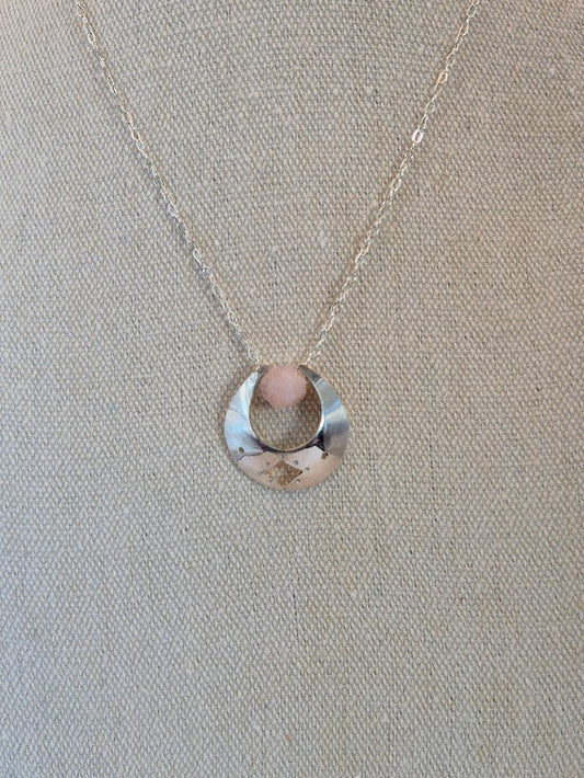 "Magia" Rosenquarz Halskette - Emmari Schmuck