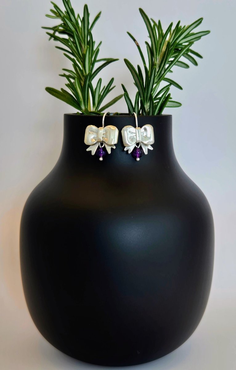 "Moños de plata" Ohrringe - Emmari Schmuck