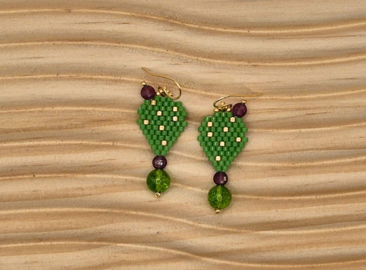 "Nopales" Ohrringe - Emmari Schmuck