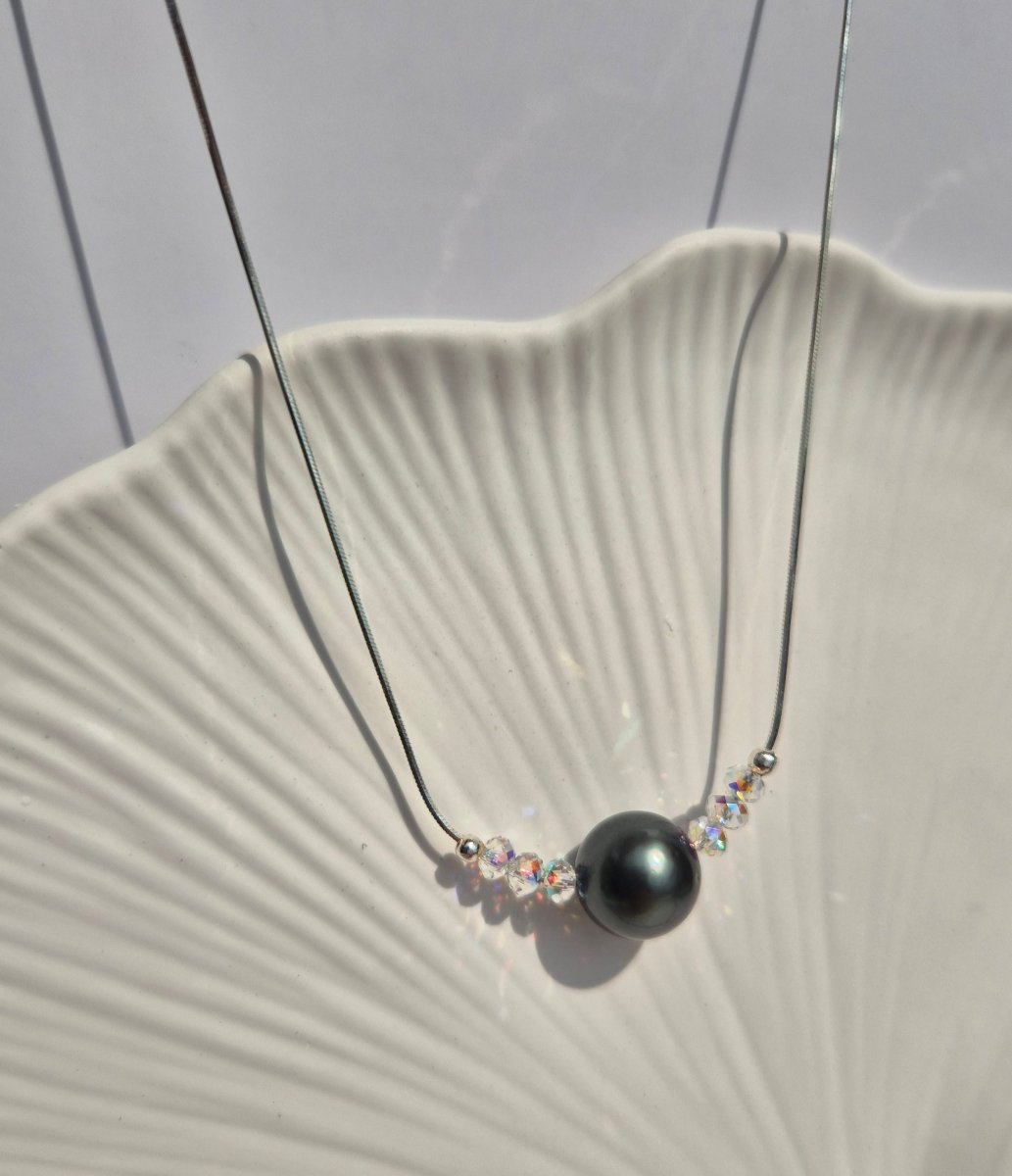 Perla negra Krystal - Emmari Schmuck