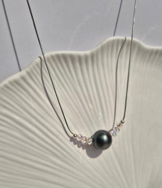 Perla negra Krystal - Emmari Schmuck