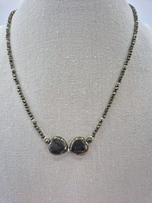 Pyrit "Edler Edelstein" Halskette - Emmari Schmuck