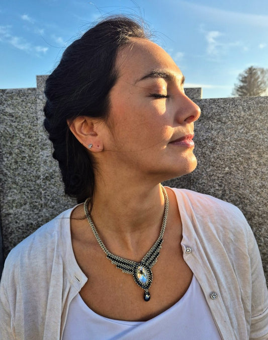 "Quetzal" Halskette - Emmari Schmuck