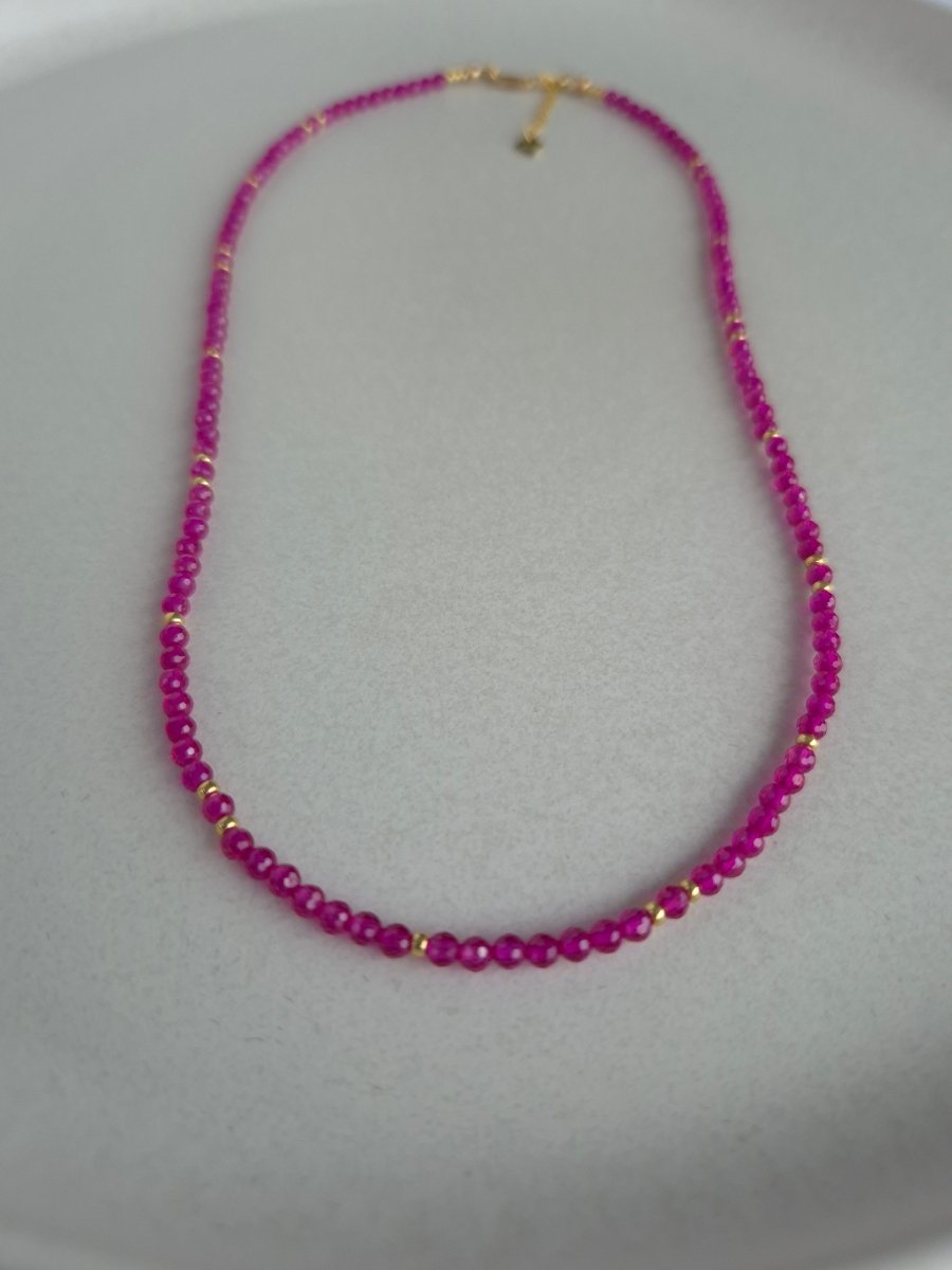 Rubinen "Edler Edelstein" Halskette - Emmari Schmuck