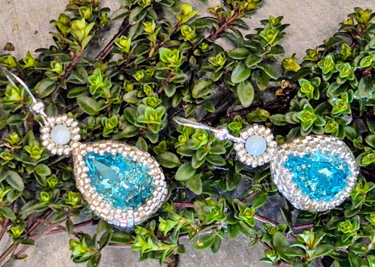 schimmernde Tropfen Set - Emmari Schmuck