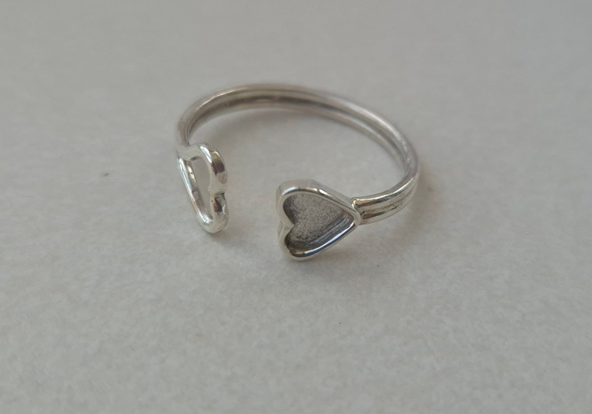 Un corazón para ti. Ring "doble amor" - Emmari Schmuck